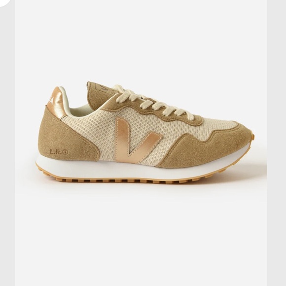 Veja Women's SDU J-Mesh Sneakers - Brown and Cream - Picture 3 of 9